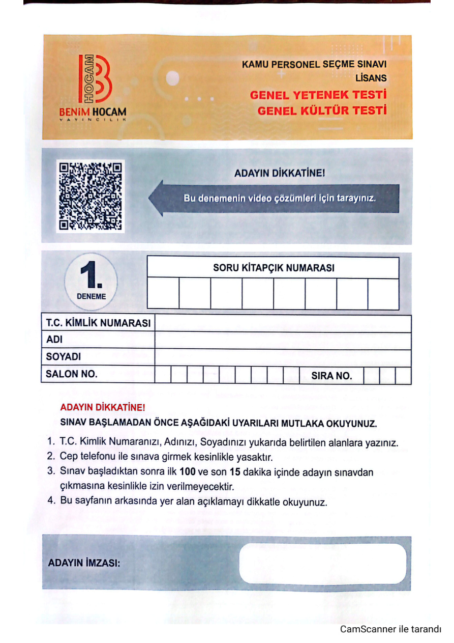 Tg1 2026 PDF İndir – Benim Hocam Komisyon