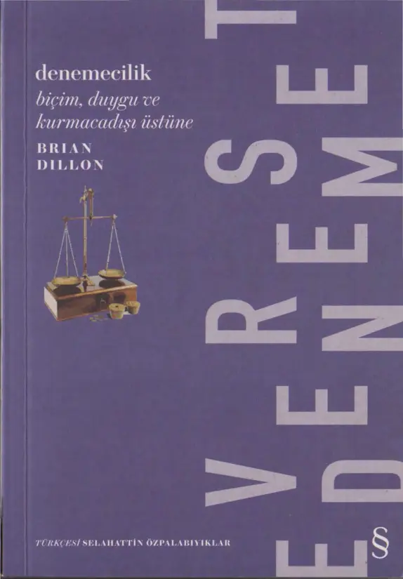 Brian Dillon Denemecilik Everest Yayınları Kitap Kapağı