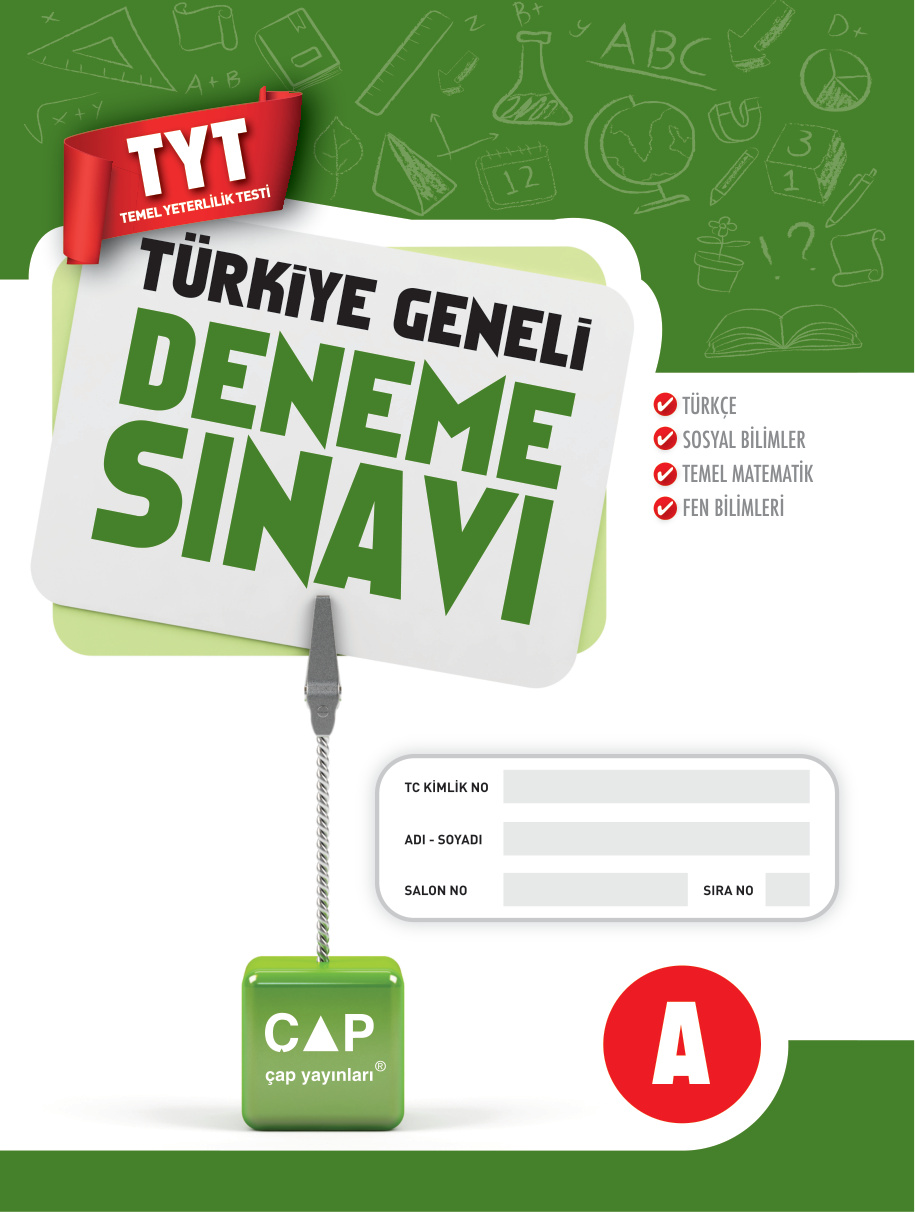 Çap TYT Türkiye Geneli Deneme PDF İndir – Çap Komisyon
