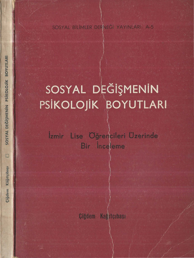 Sosyal Değişmenin Psikolojik Boyutları PDF İndir – Çiğdem Kağıtcıbaşı
