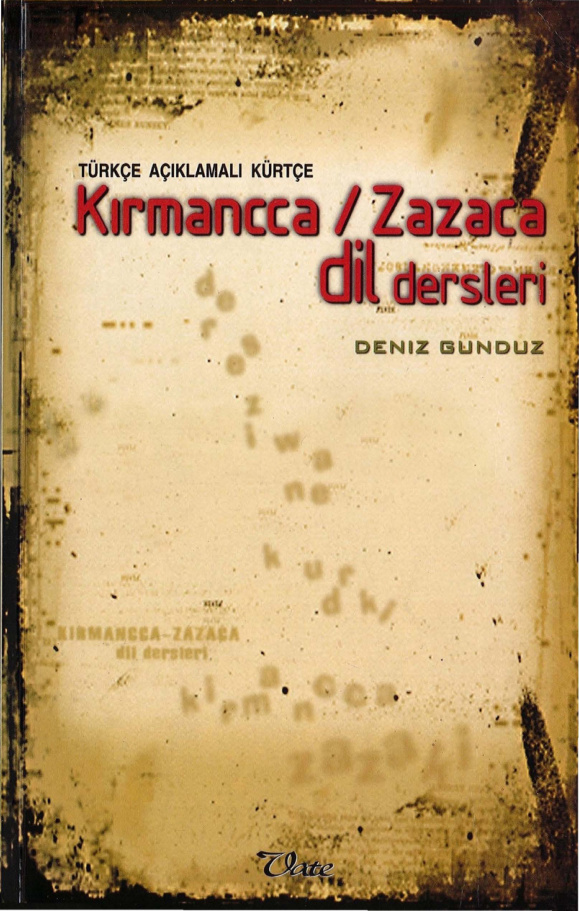 Türkçe Açıklamalı Kürtçe Dil Dersleri PDF – Deniz Gündüz