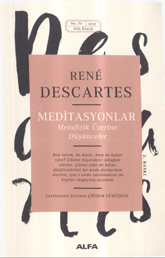 Meditasyonlar (Alfa Yayınları) PDF – René Descartes