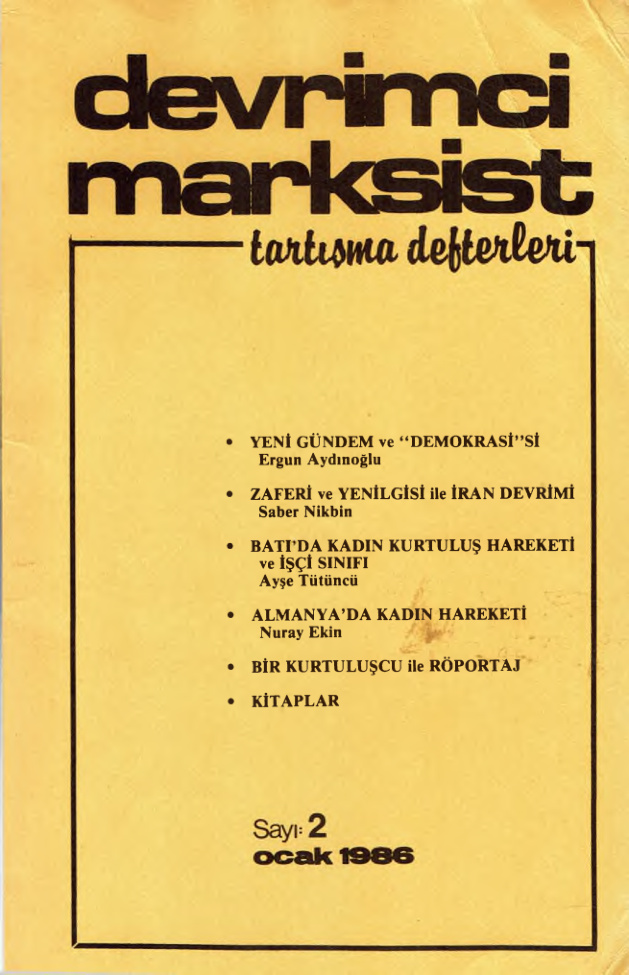 Devrimci Marksist Sayı 02 PDF – Kolektif