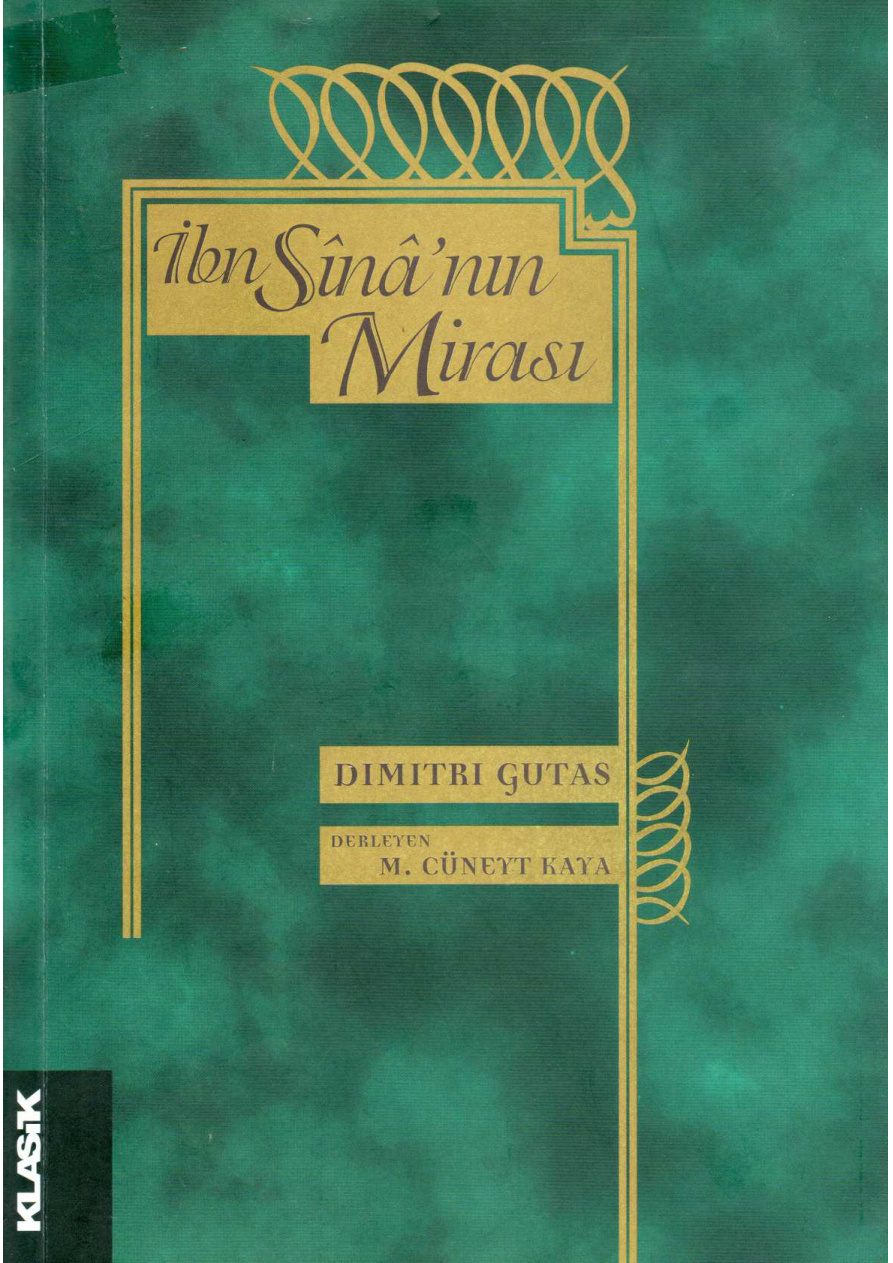 İbn Sina’nın Mirası PDF – Dimitri Gutas