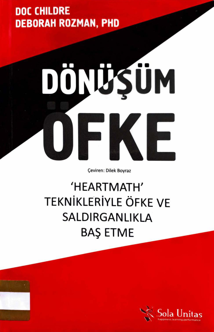 Dönüşüm: Öfke PDF – Doc Childre, Deborah Rozman