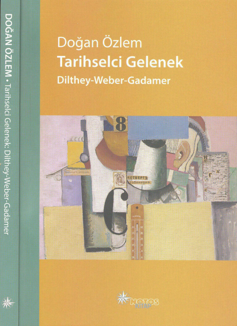 Doğan Özlem Tarihselci Gelenek Notos Yayınları Kitap Kapağı