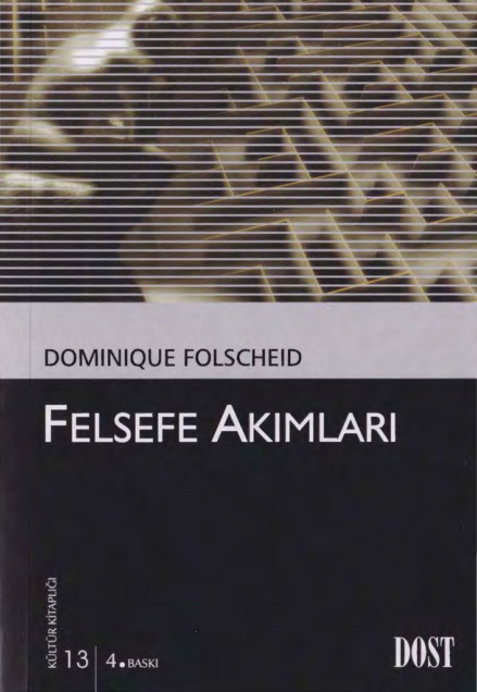 Felsefe Akımları PDF – Dominique Folscheid