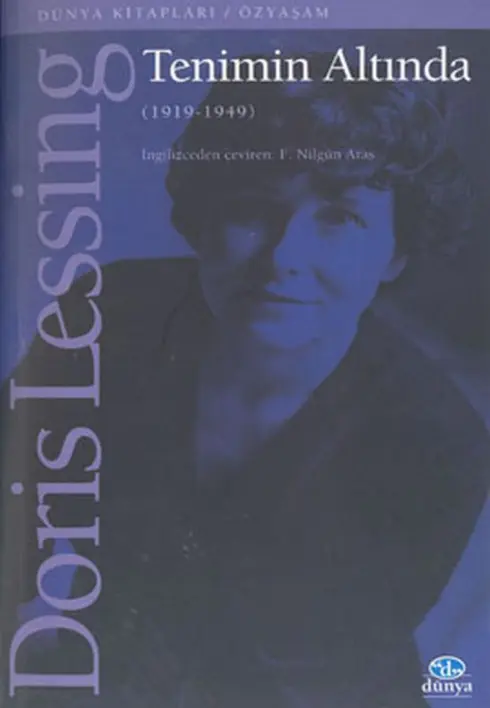 Doris Lessing Tenimin Altında Dünya Yayınları Kitap Kapağı