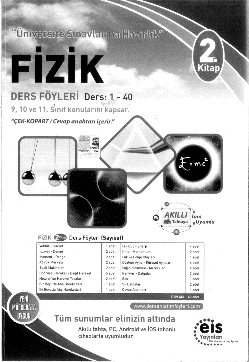 EİS FİZİK 2.KİTAP 2019 PDF İndir – Eis Komisyon