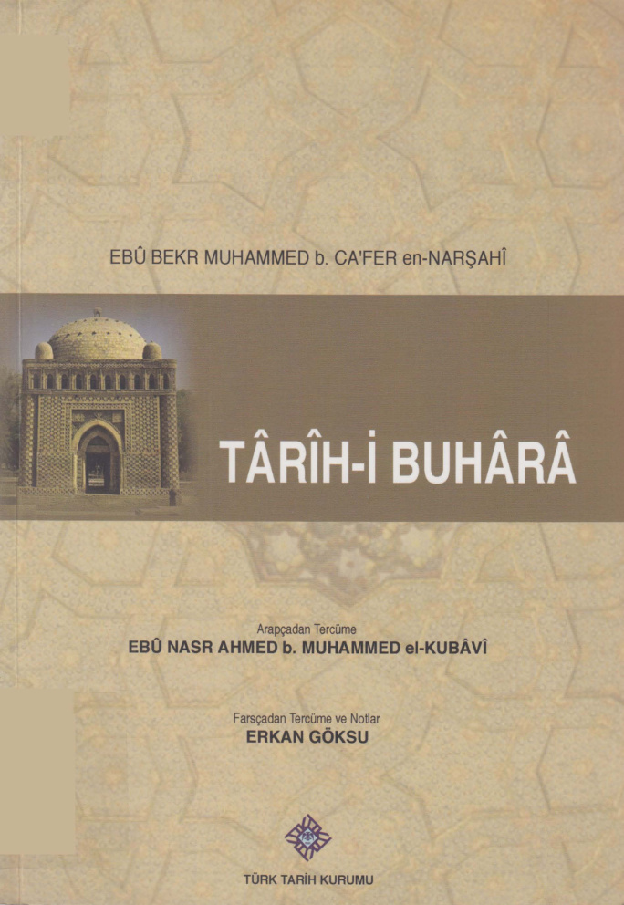 Târîh-i Buhârâ PDF – Ebû Bekr Muhammed bin Ca’fer en-Narşahî