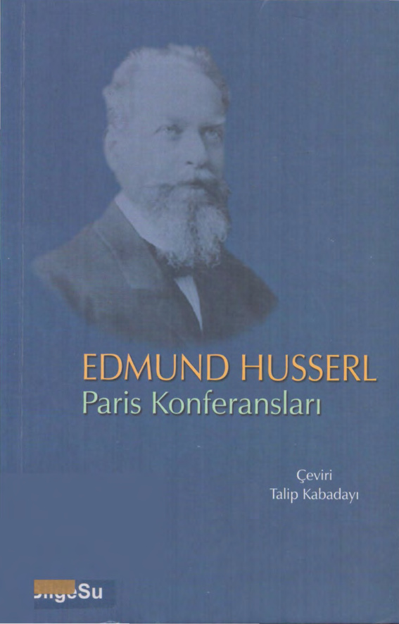 Paris Konferansları PDF – Edmund Husserl