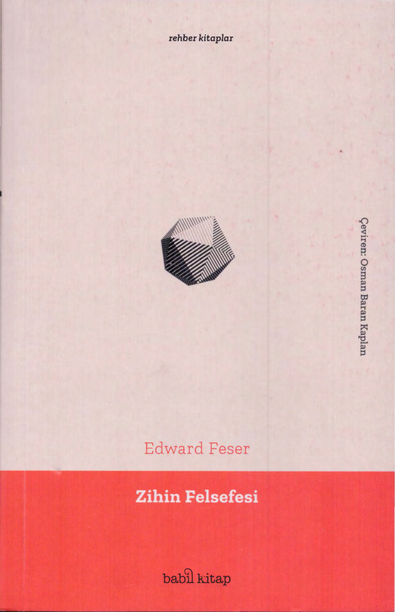 Zihin Felsefesi PDF İndir – Şeref Günday