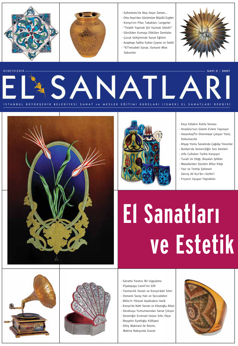 El Sanatları Dergisi Sayı 03: El Sanatları ve Estetik PDF – Kolektif