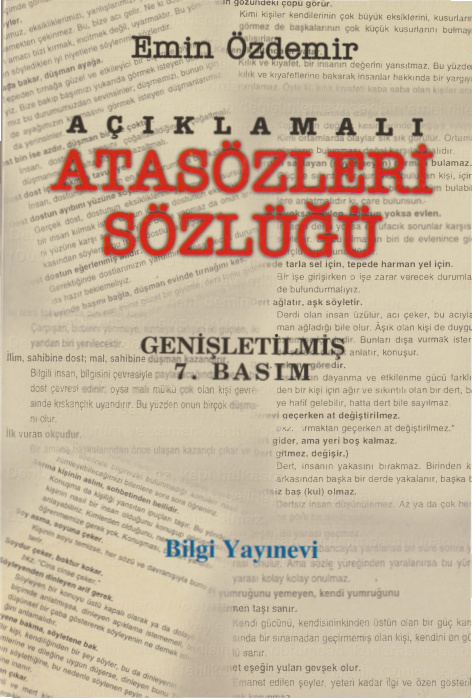 Açıklamalı Atasözleri Sözlüğü PDF – Emin Özdemir