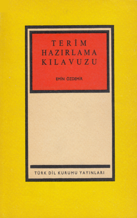 Terim Hazırlama Kılavuzu PDF – Emin Özdemir
