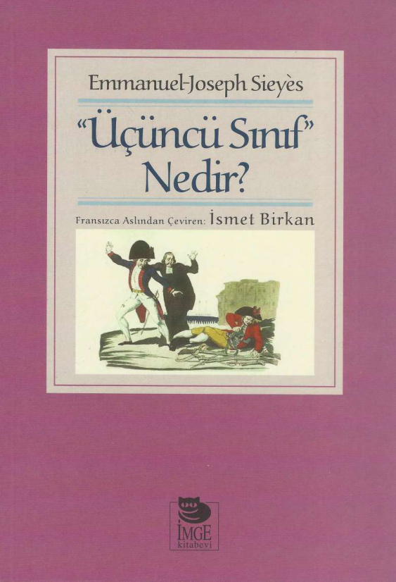 Üçüncü Sınıf Nedir? PDF – Emmanuel Sieyès