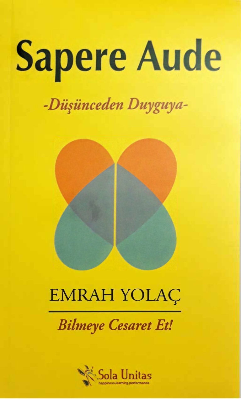 Emrah Yolaç Sapere Aude Sola Unitas Yayınları Kitap Kapağı