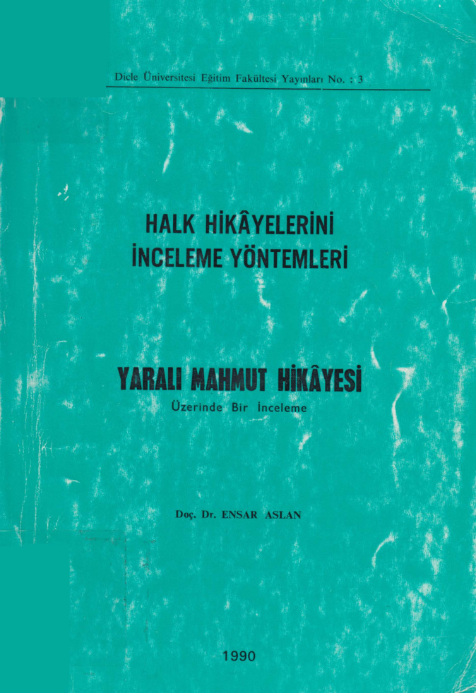 Halk Hikâyelerini İnceleme Yöntemleri PDF – Ensar Aslan
