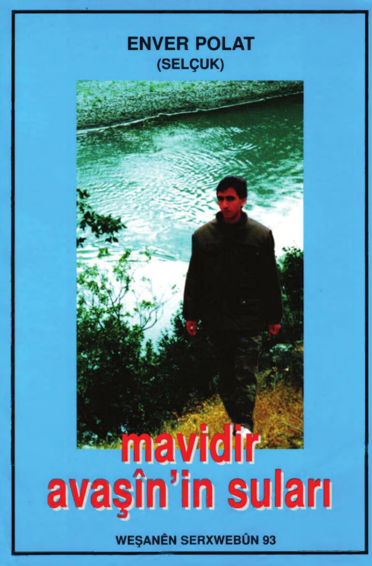 Enver Polat Mavidir Avaşinin Suları Weşanen Serxwebun Yayınları 156. sy. eksik Kitap Kapağı