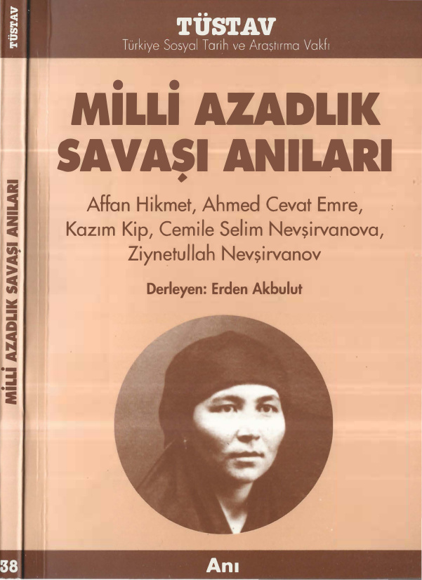Erden Akbulut Milli Azadlık Savaşı Anıları Tüstav Yayınları Kitap Kapağı