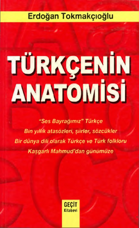 Türkçenin Anatomisi PDF – Erdoğan Tokmakçıoğlu