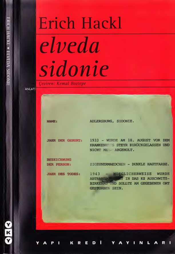 Elveda Sidonie PDF – Erich Hackl