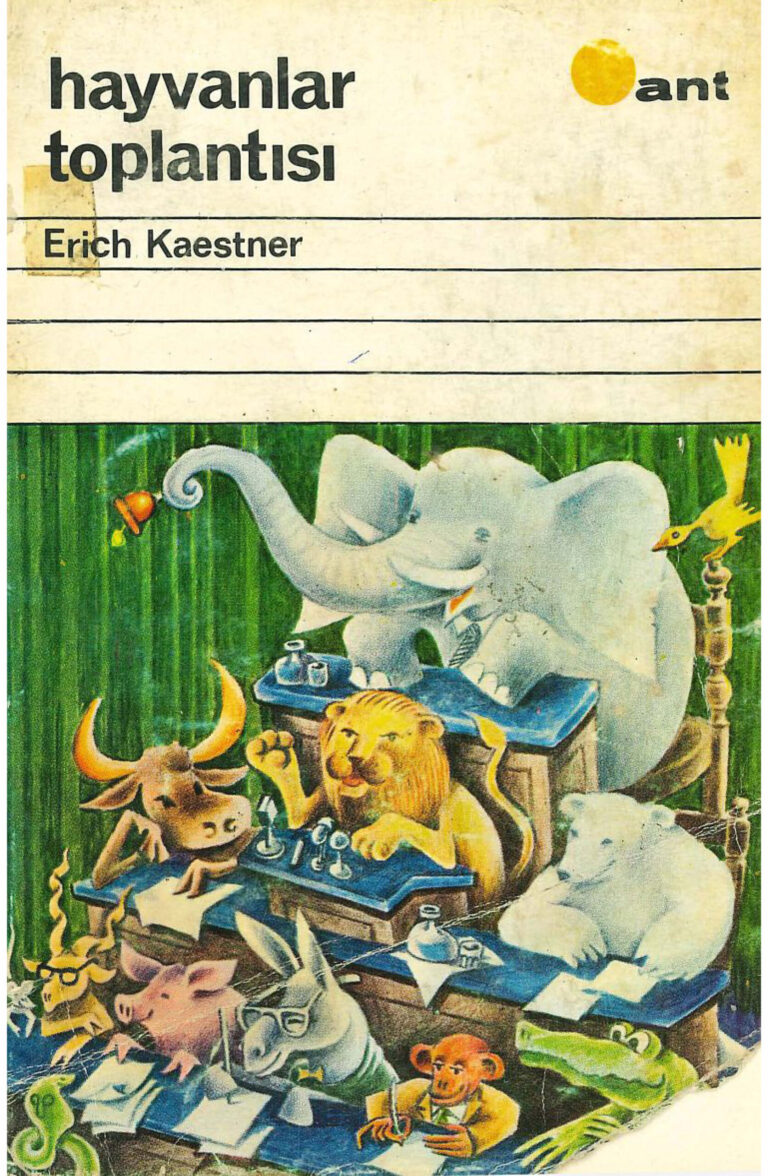 Erich Kaestner Hayvanlar Toplantısı Ant Yayınları Kitap Kapağı