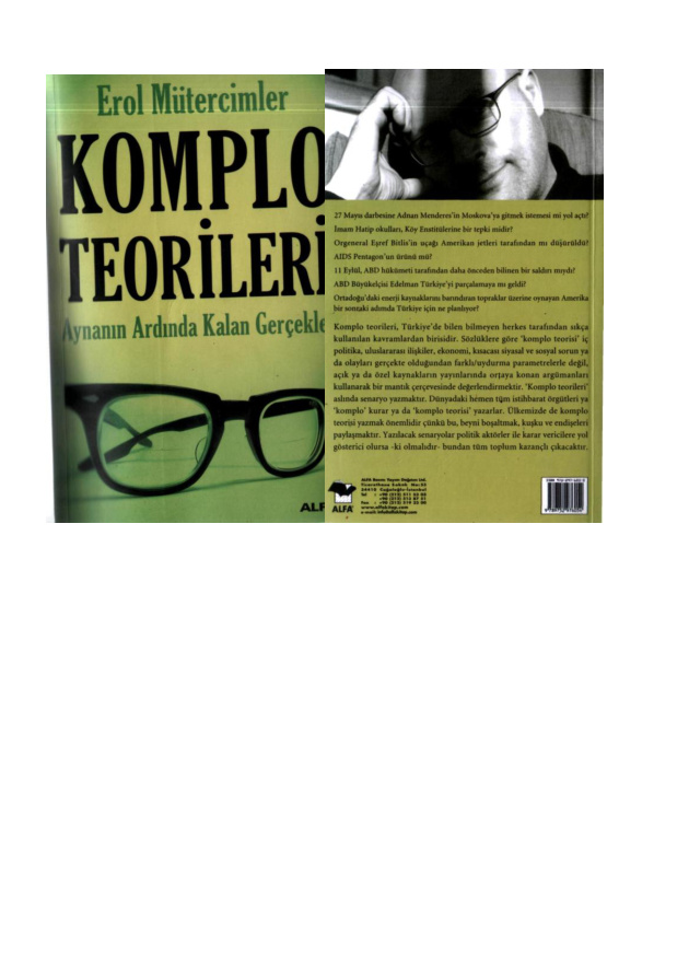 Komplo Teorileri 1: Aynanın Ardında Kalan Gerçekler PDF – Erol Mütercimler