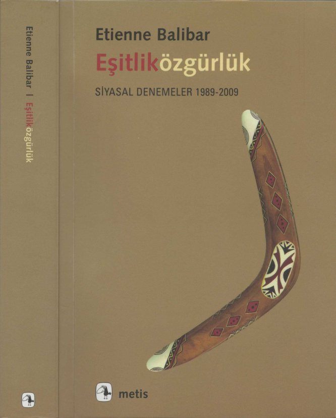 Eşitlik Özgürlük PDF – Etienne Balibar