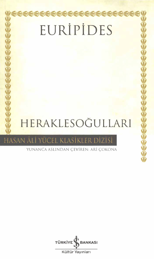 Heraklesoğulları PDF – Euripides