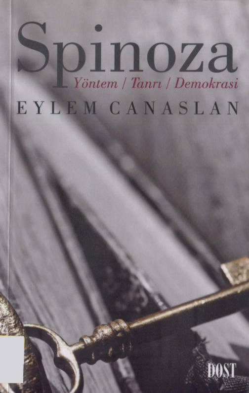 Spinoza (Yöntem, Tanrı, Demokrasi) PDF – Eylem Canaslan