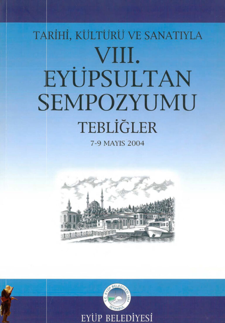 Eyüp Belediyesi Eyüpsultan Sempozyumu 8 Kitap Kapağı