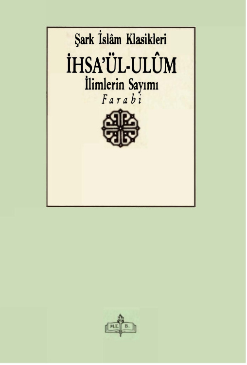 İhsaül-Ulum: İlimlerin Sayımı PDF – Farabi