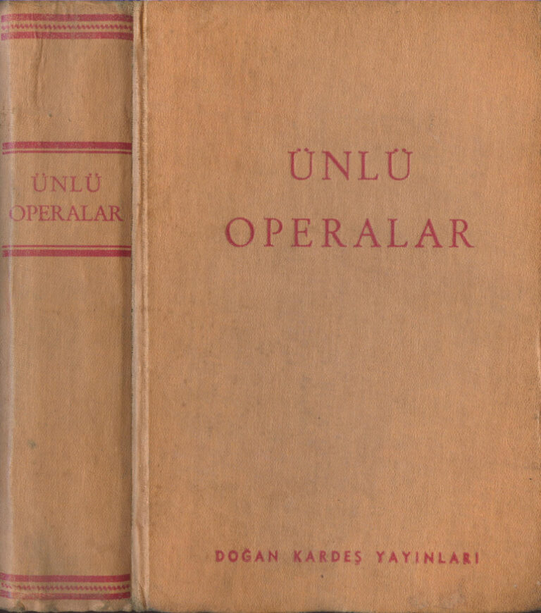 Faruk Yener Ünlü Operalar Doğan Kardeş Yayınları Kitap Kapağı