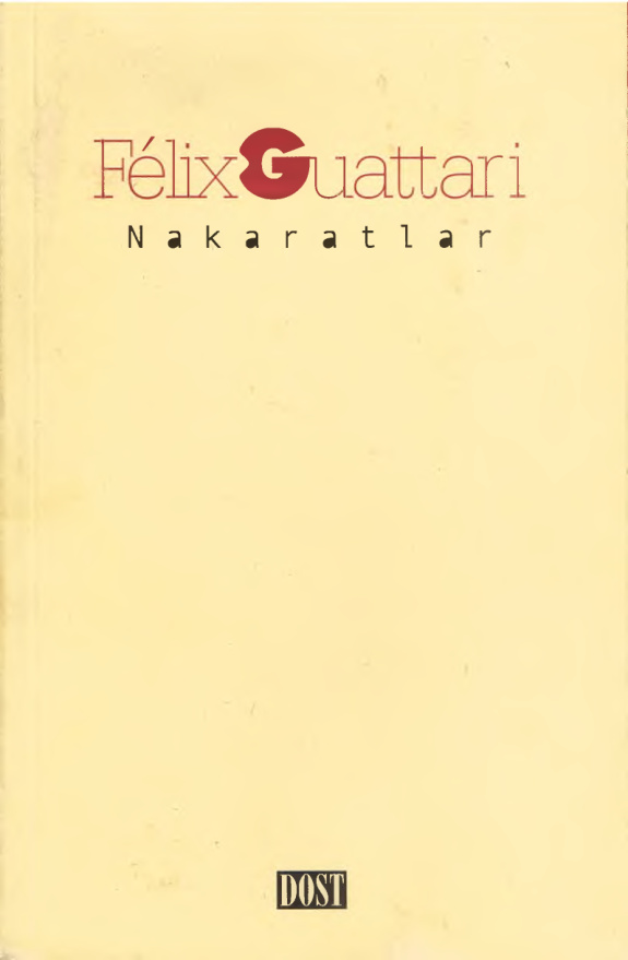 Nakaratlar PDF – Felix Guattari