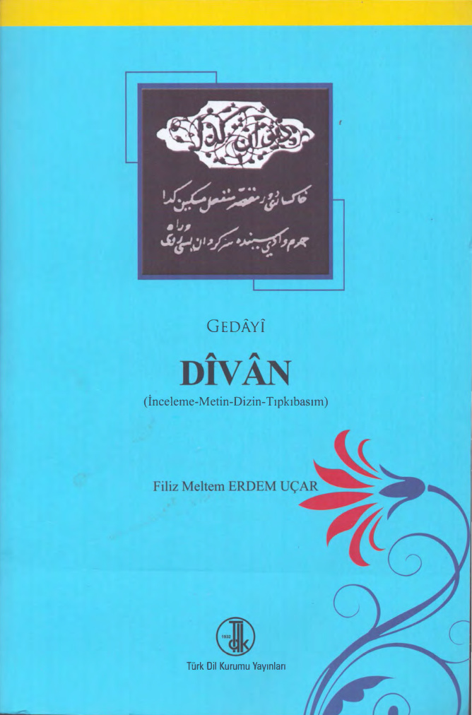 Gedayi Divanı PDF – Filiz Meltem Erdem Uçar