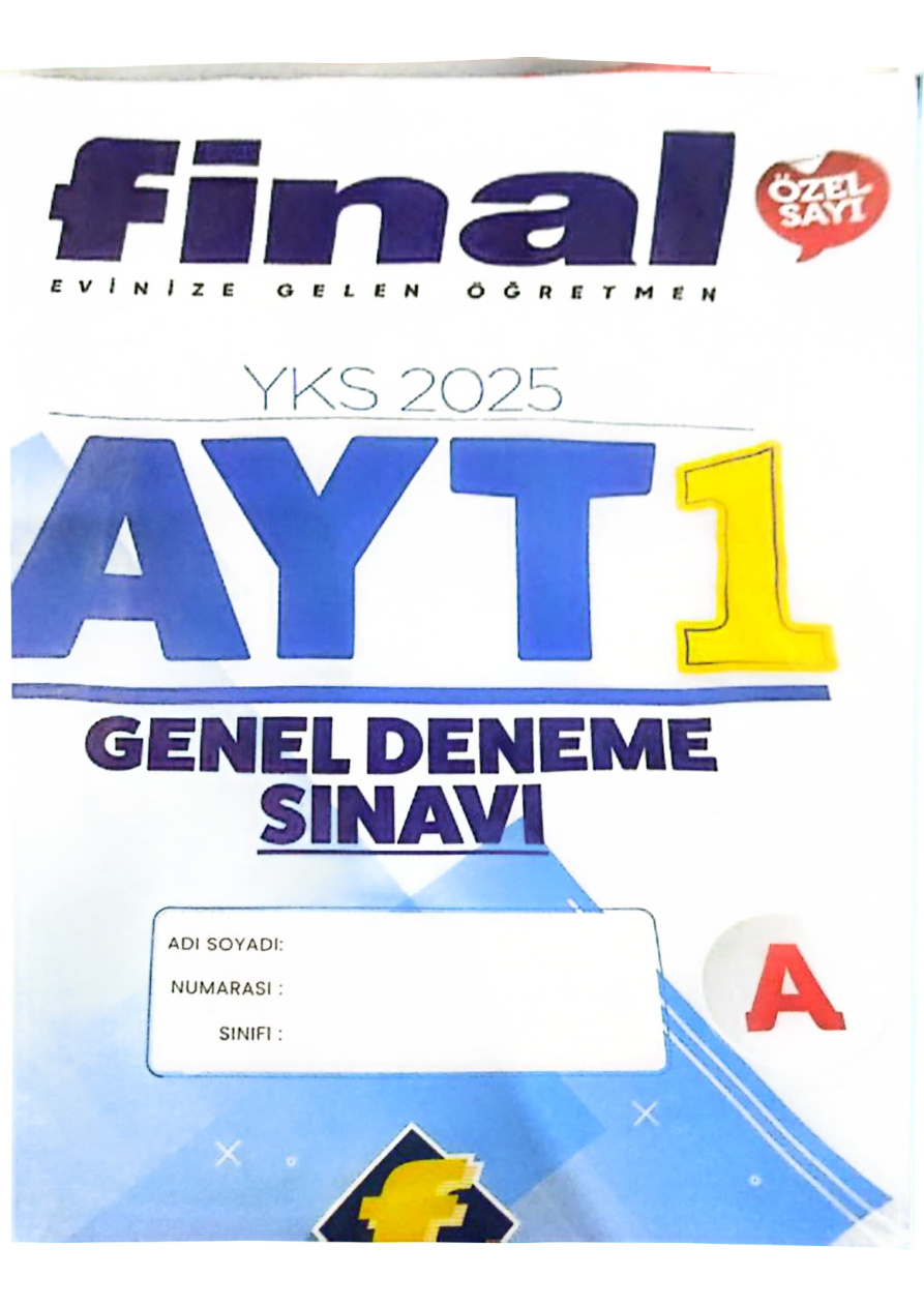 Final TG AYT (Sayısal) 2025 PDF İndir – Final Yayınları Komisyon
