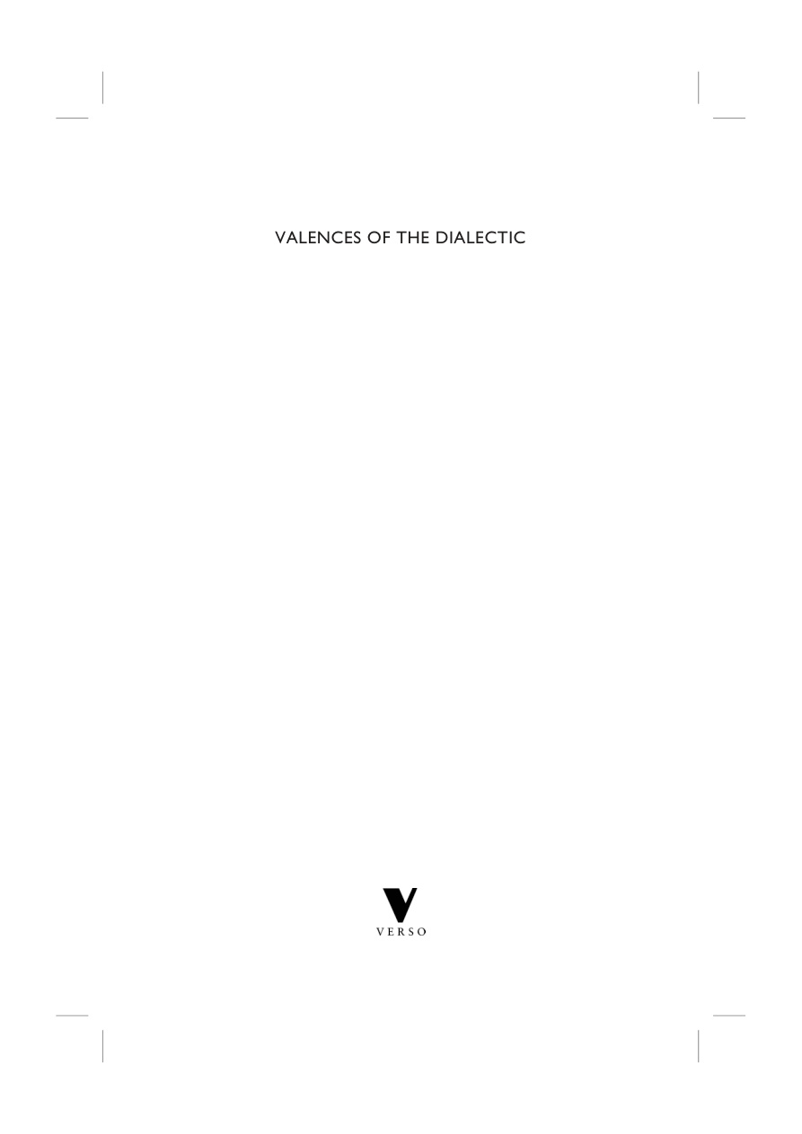 Valences of The Dialectic PDF – Fredric Jameson