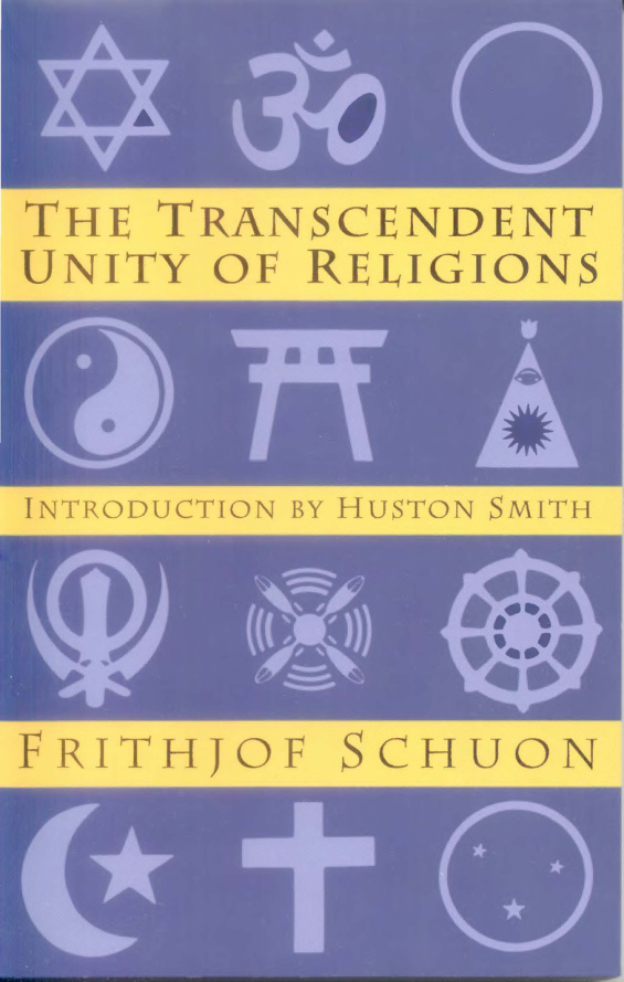 The Transcendent Unity of Religions PDF – Frithjof Schuon