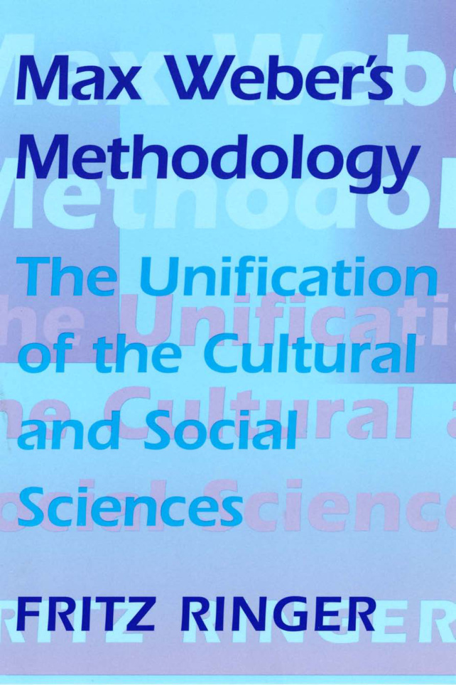 Max Weber Methodology PDF – Fritz Ringer