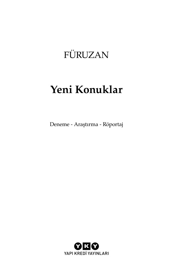 Yeni Konuklar PDF – Füruzan
