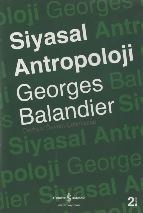 Siyasal Antropoloji PDF – Georges Balandier