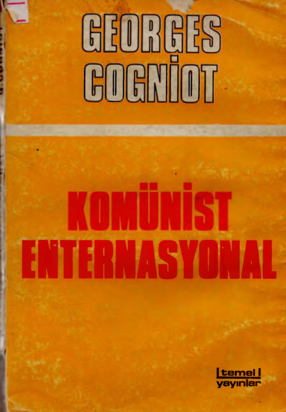 Komünist Enternasyonal PDF – Georges Cogniot