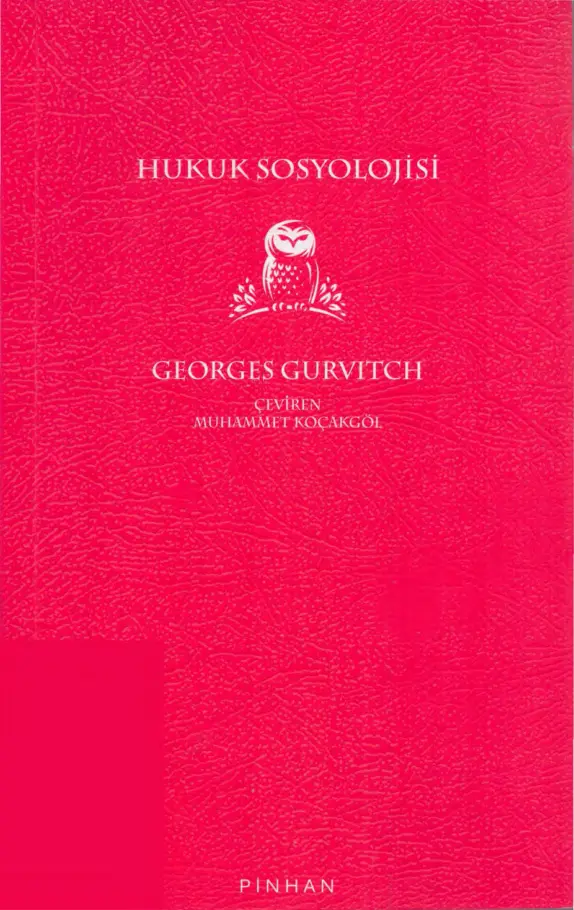 Hukuk Sosyolojisi PDF – Georges Gurvitch