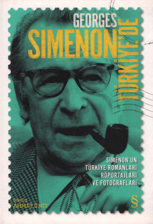Georges Simenon Simenon Türkiye'de Everest Yayınları Kitap Kapağı