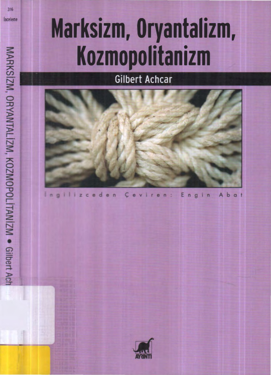 Marksizm Oryantalizm Kozmopolitanizm PDF – Gilbert Achcar