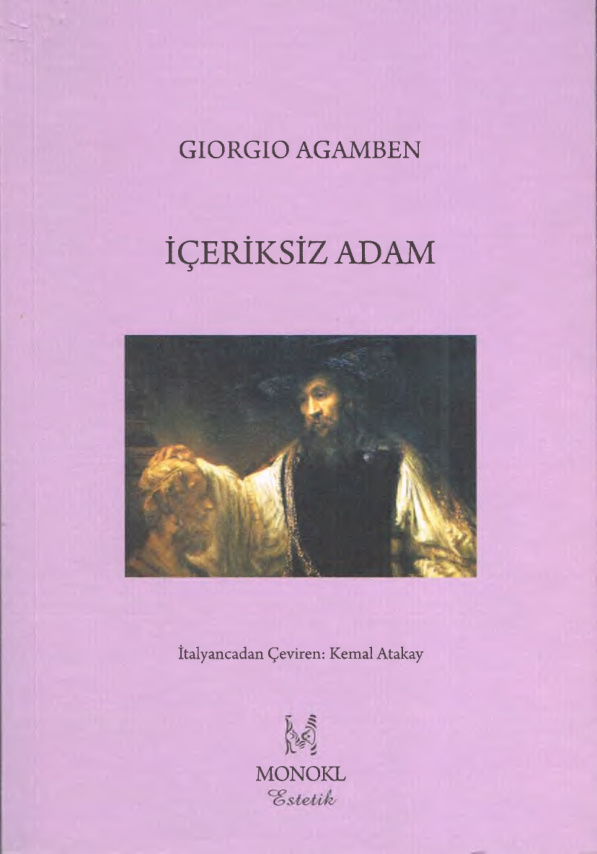 İçeriksiz Adam PDF – Giorgio Agamben