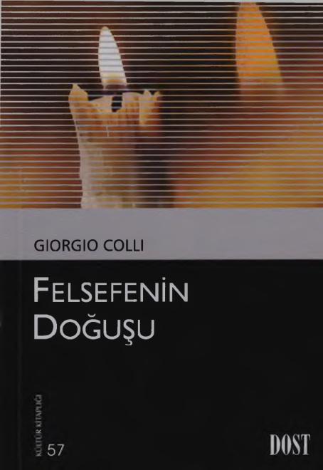 Felsefenin Doğuşu PDF – Giorgio Colli