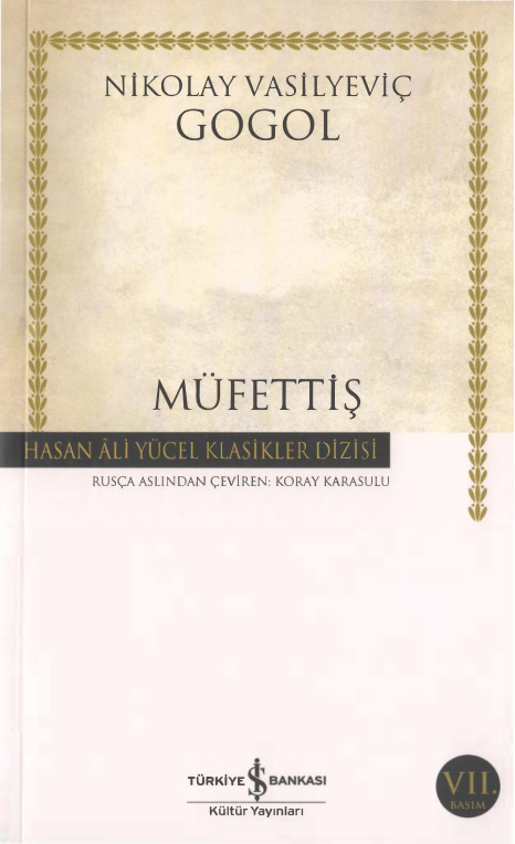 Müfettiş (İş Bankası) PDF – Nikolay Gogol