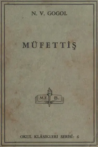 Gogol Müfettiş MEB Yayınları Kitap Kapağı